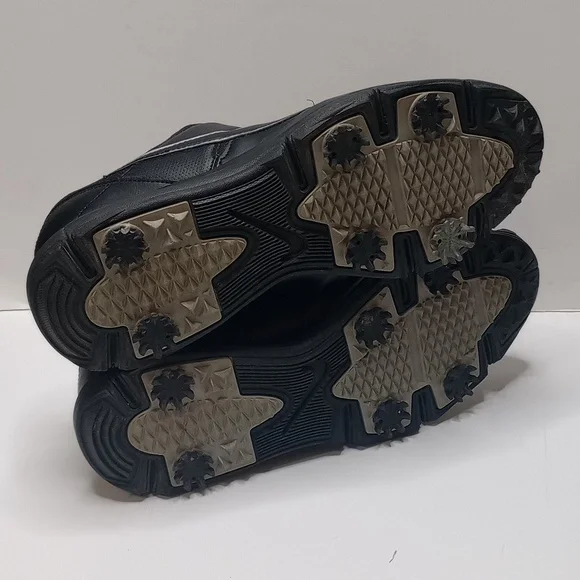 Nike Golf Shoes Men's 10.5 Wide Black Lace Up Durasport 4 Cleats Sneakers - Picture 5 of 5